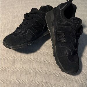 New Balance Kids All-Black Sneakers